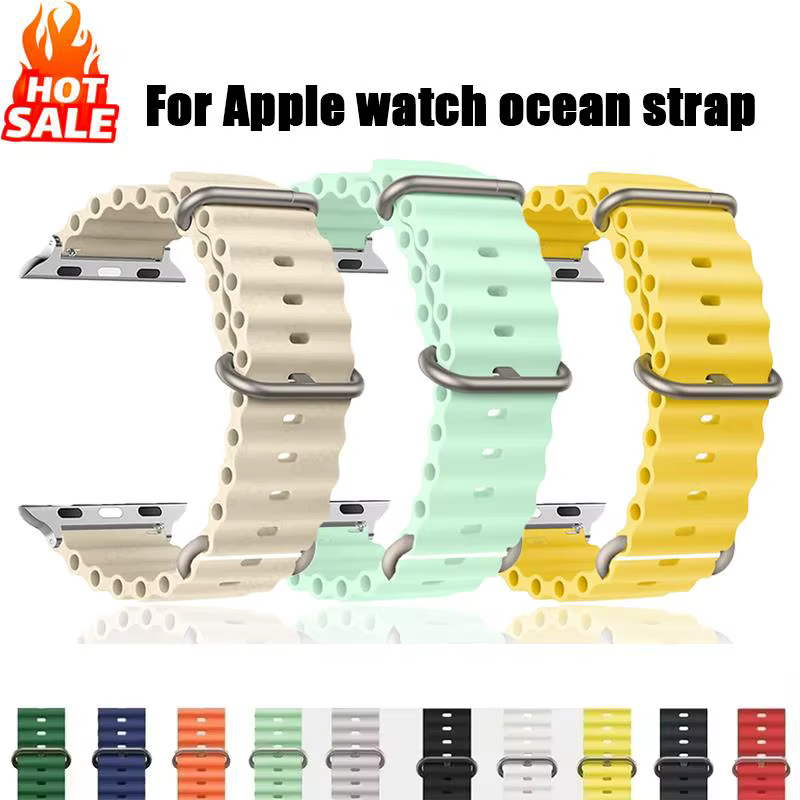 Bracelet océan pour Apple watch Ultra 2 49mm 45mm 44mm 42mm 38mm 40mm 41mm