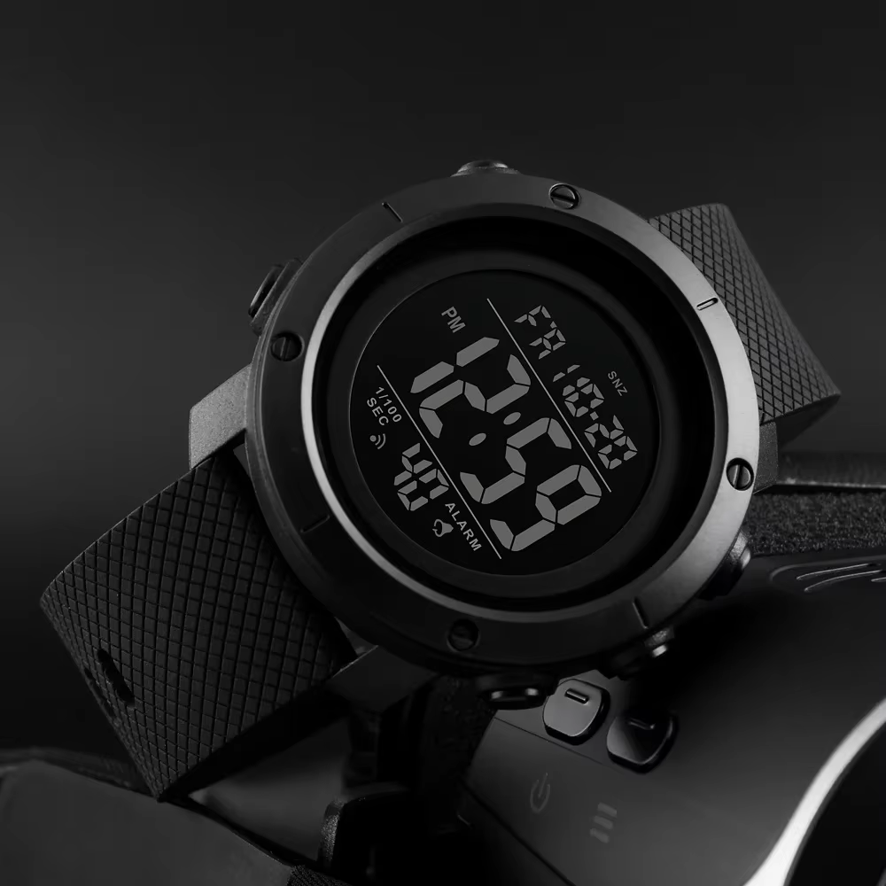 Montre de sport numérique étanche pour homme