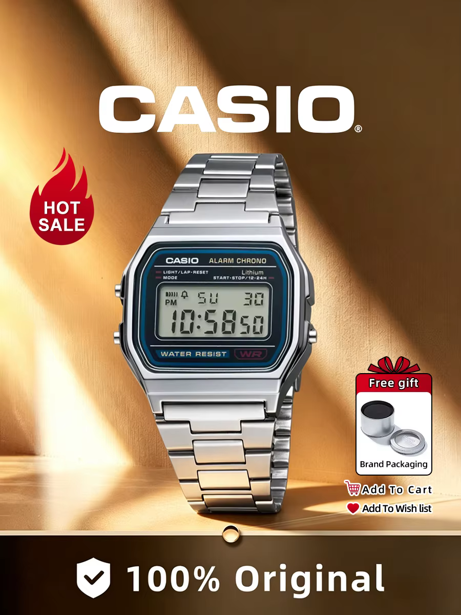 CASIO montres pour hommes de luxe classique LED numérique Quartz homme montre étanche réserve de marche alarme