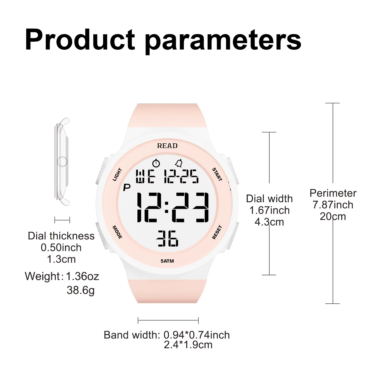 Montres pour femmes, montre de mode avec affichage de définition LED haute résolution