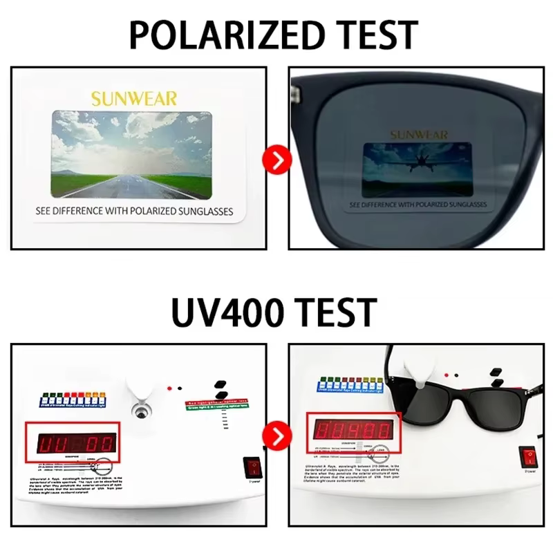Lunettes de Vision nocturne monture PC lunettes de soleil polarisées hommes Sport de plein air lunettes de soleil jour Vision nocturne pilote lunettes de nuit lunettes
