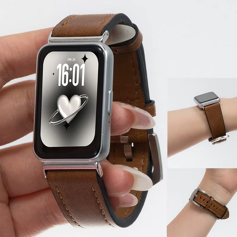 Bracelet en cuir pour Samsung Galaxy Fit 3