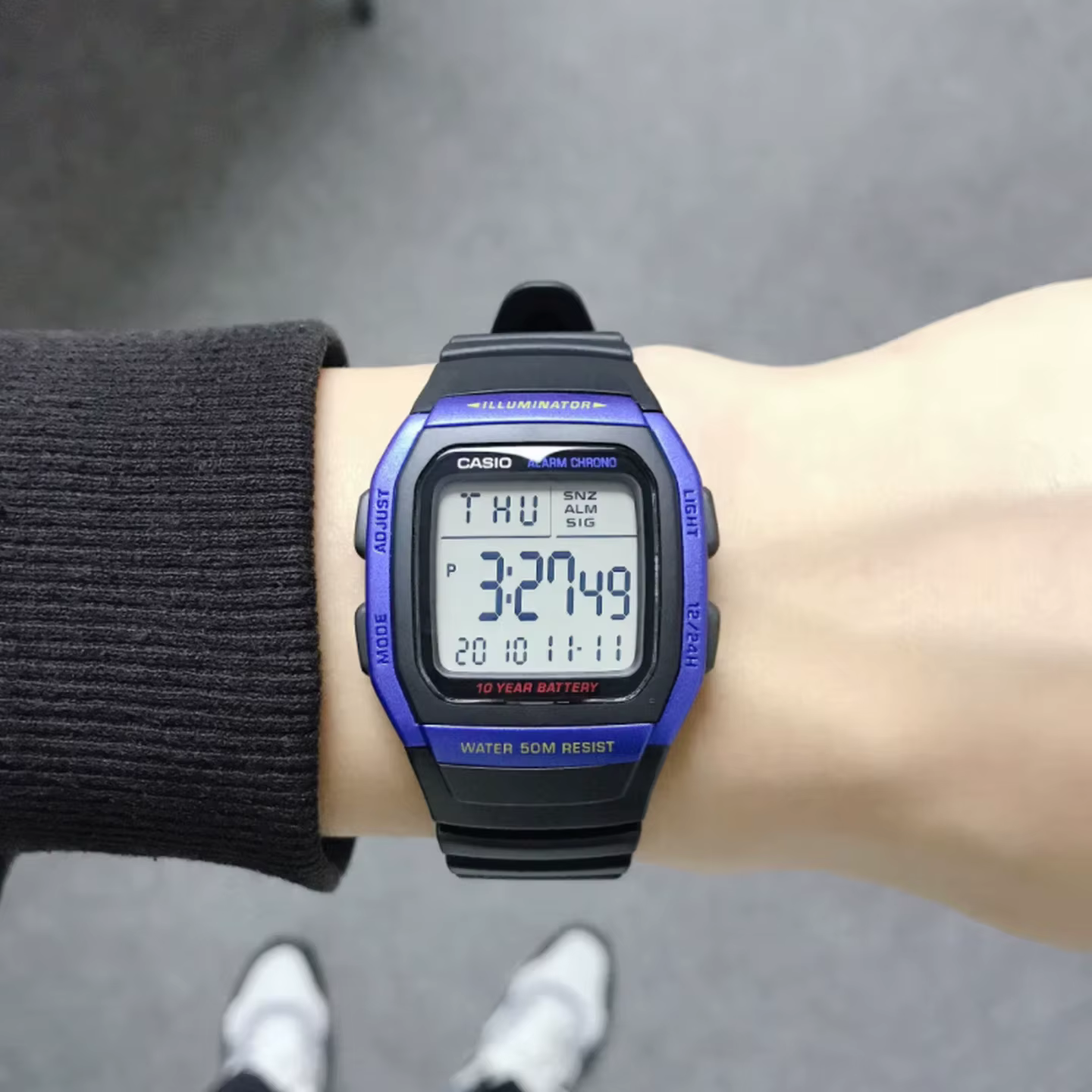 Montre de sport CASIO W96H – Batterie 10 ans
