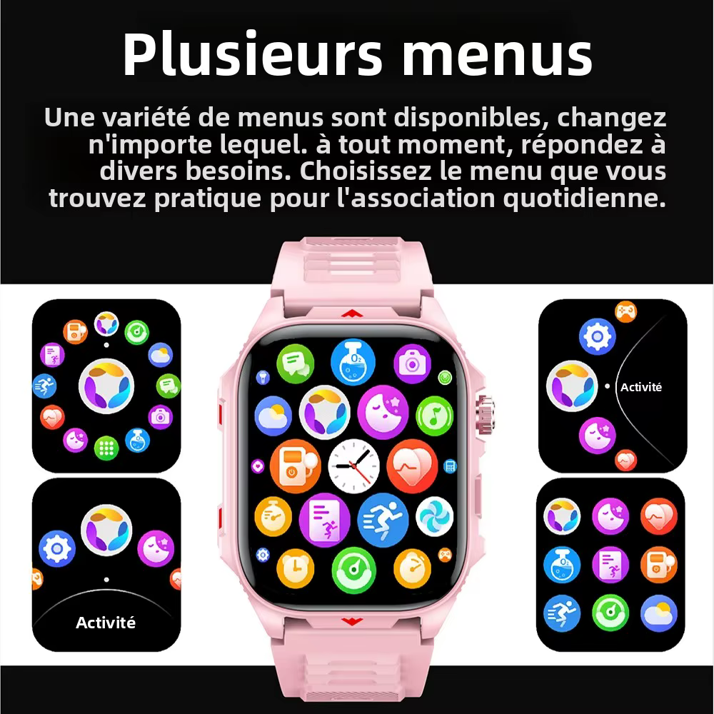 Montre connectée électronique avec appels Bluetooth