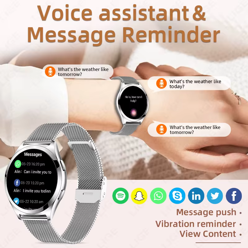 Nouvelle montre connectée LIGE pour femmes