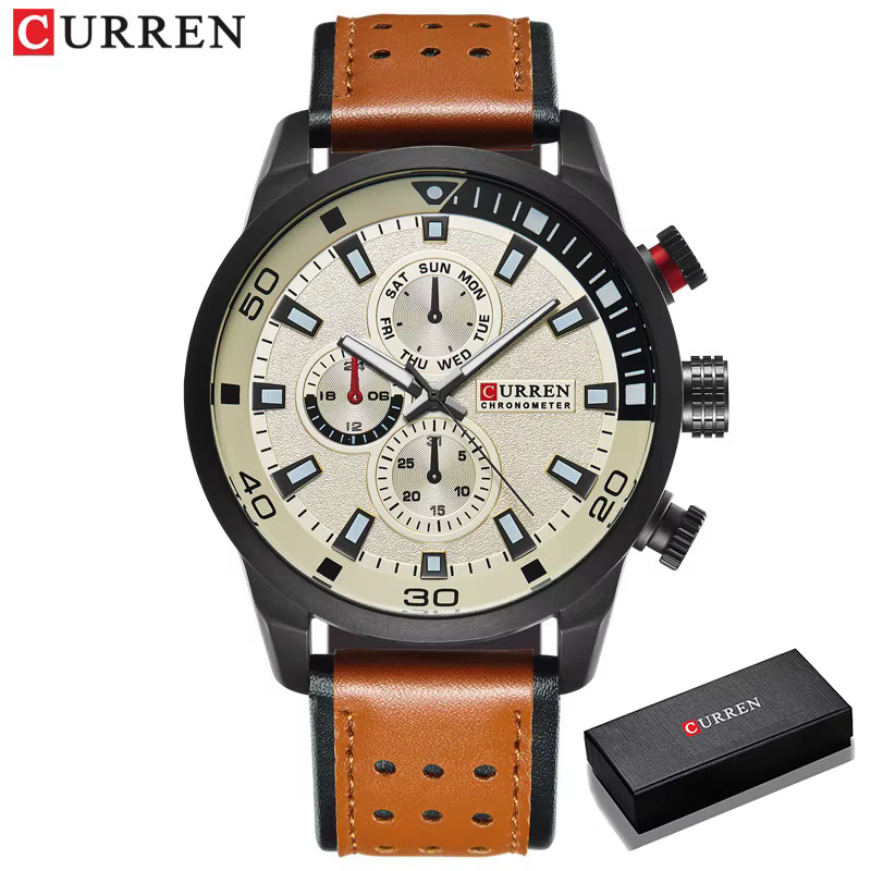 Montre élégante CURREN 8250 pour homme