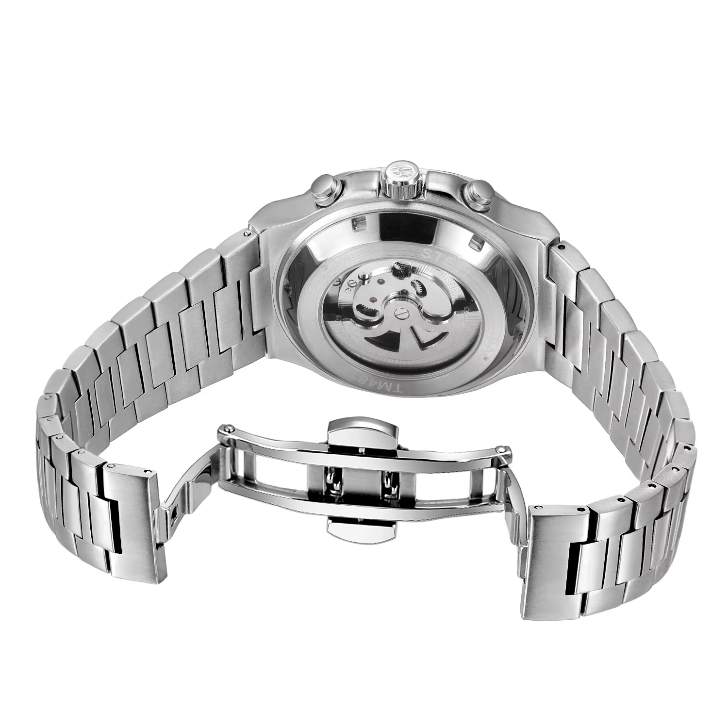 Forsining 481 homme nouvelles marques Tourbillon montre semaine Date mouvement automatique montres mécaniques en acier inoxydable horloge étanche