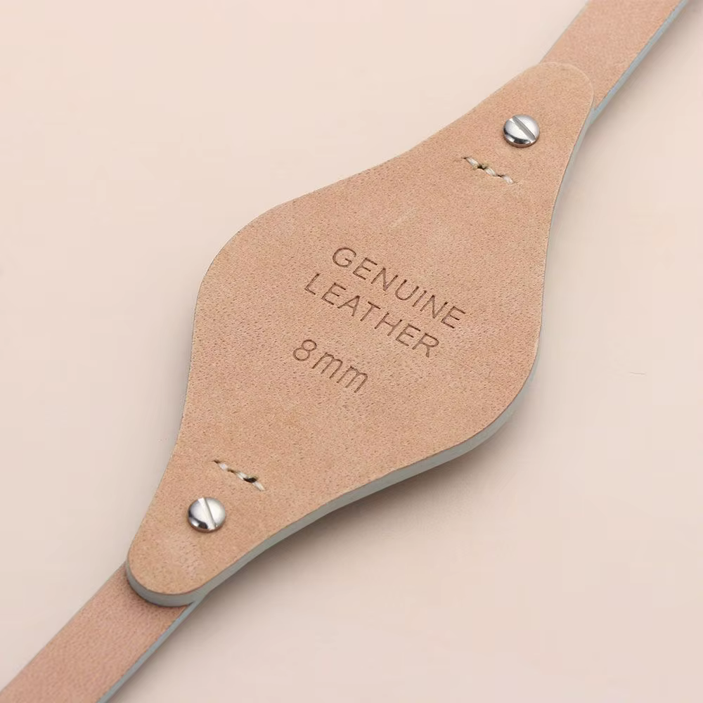 Bracelet de montre en cuir véritable pour Fossil