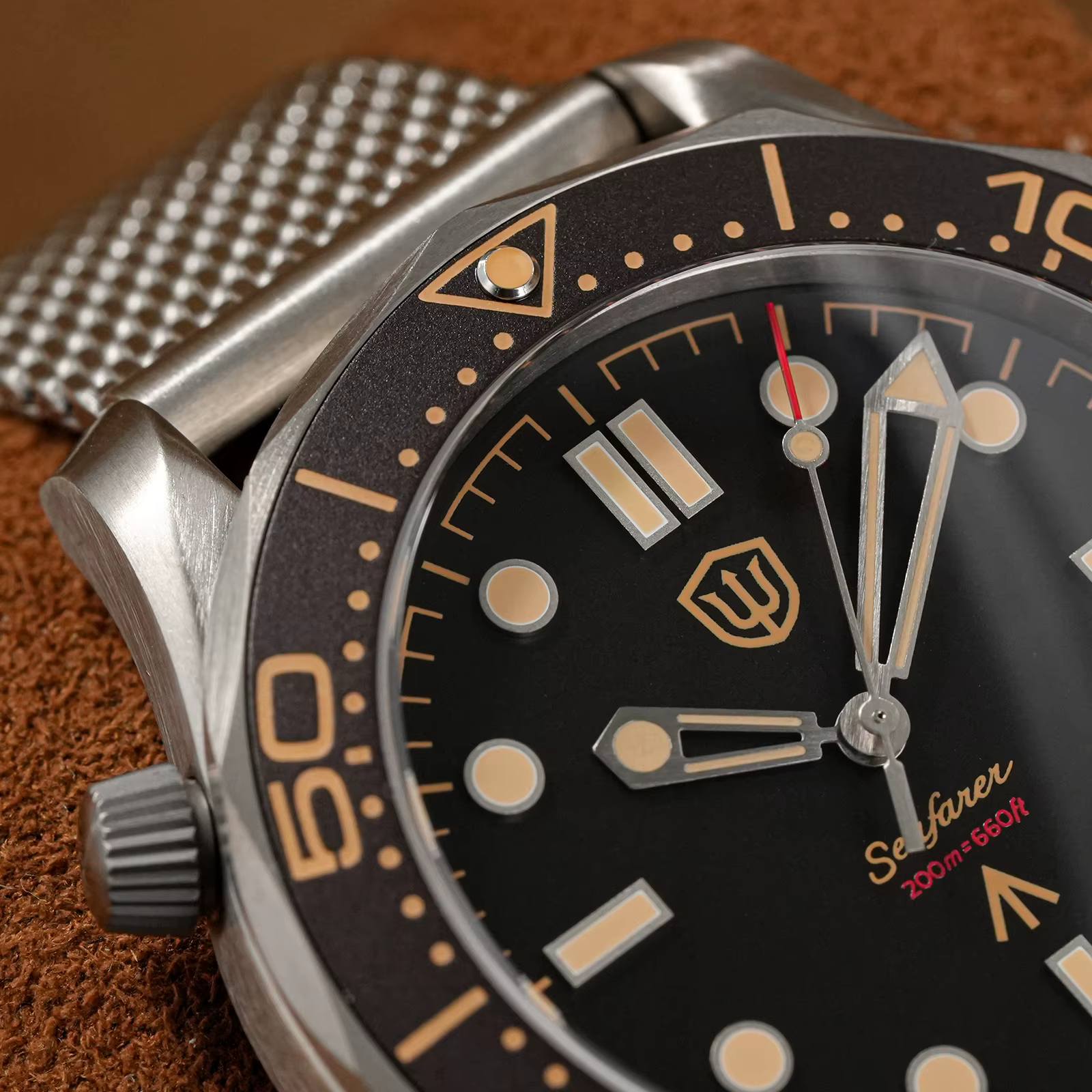 Watchdives – montre de plongée Seafarer Grade 2 en titane NTTD