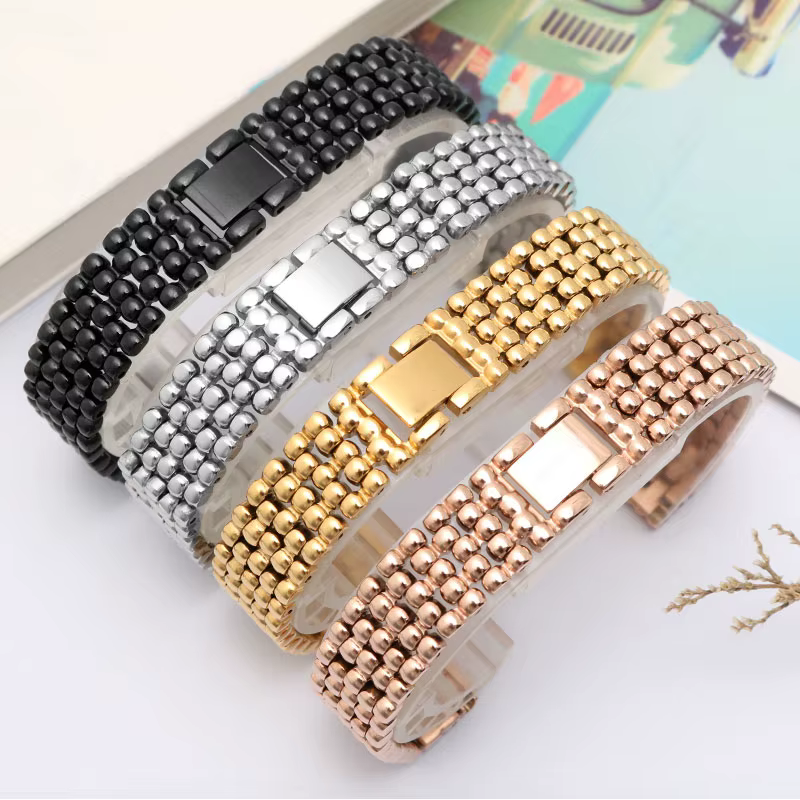 12 14 16 18Hi-Q acier inoxydable petit bracelet de montre pour femme