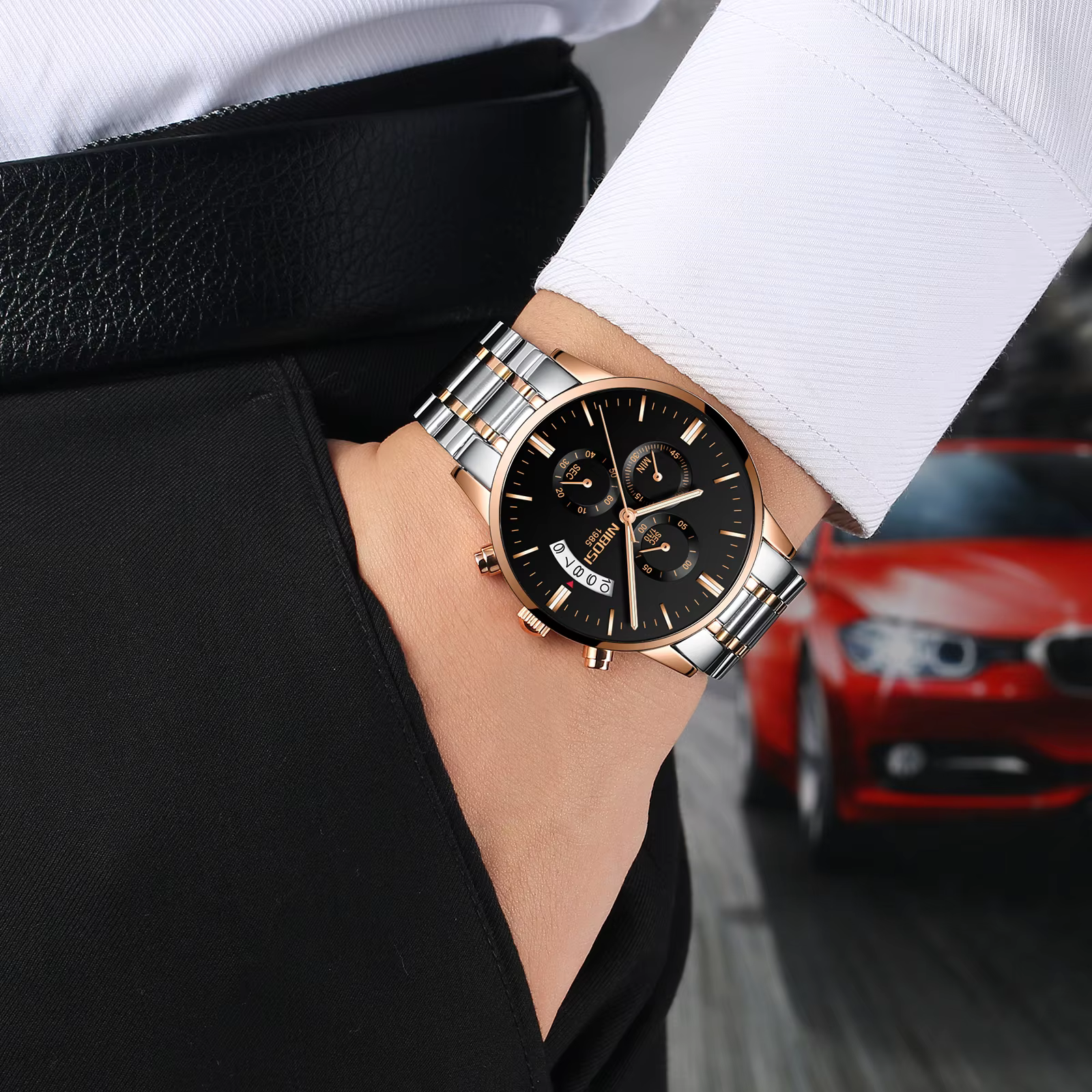 NIBOSI montres de luxe haut de gamme montres pour hommes Relogio Masculino