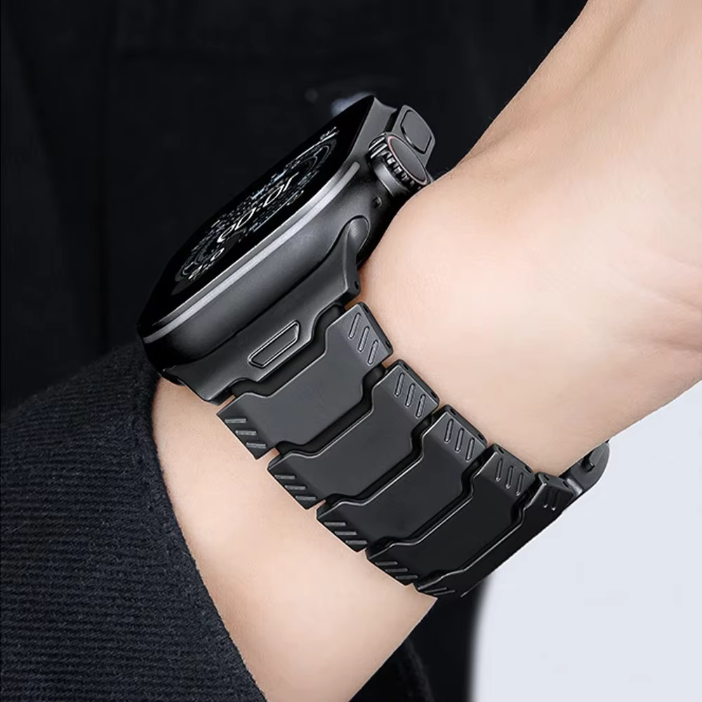 Bracelet en titane de luxe pour Apple Watch Ultra 3/2/1 11 10 9 8 7 6 SE 5