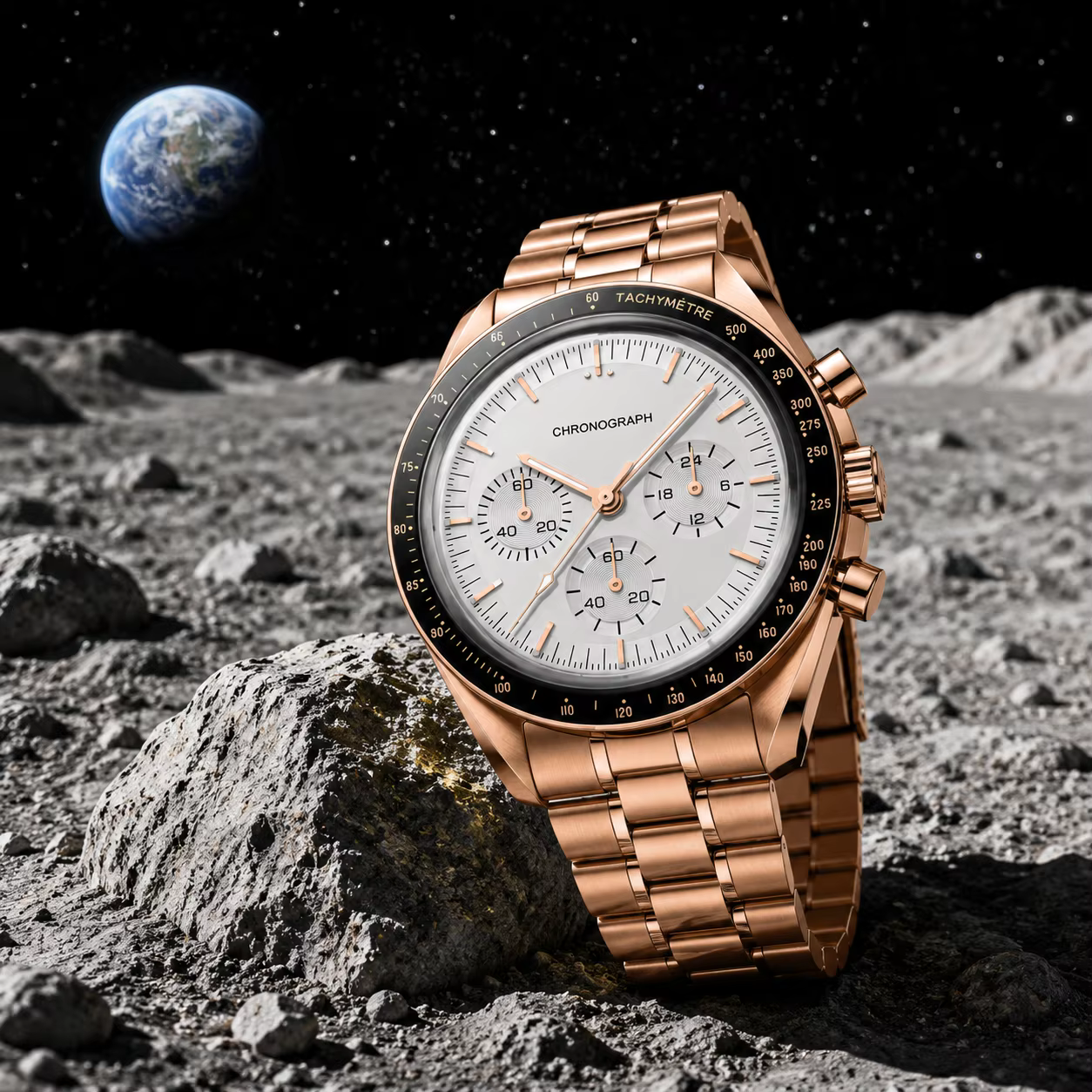 Montre de sport chronographe multifonction personnalisable pour homme