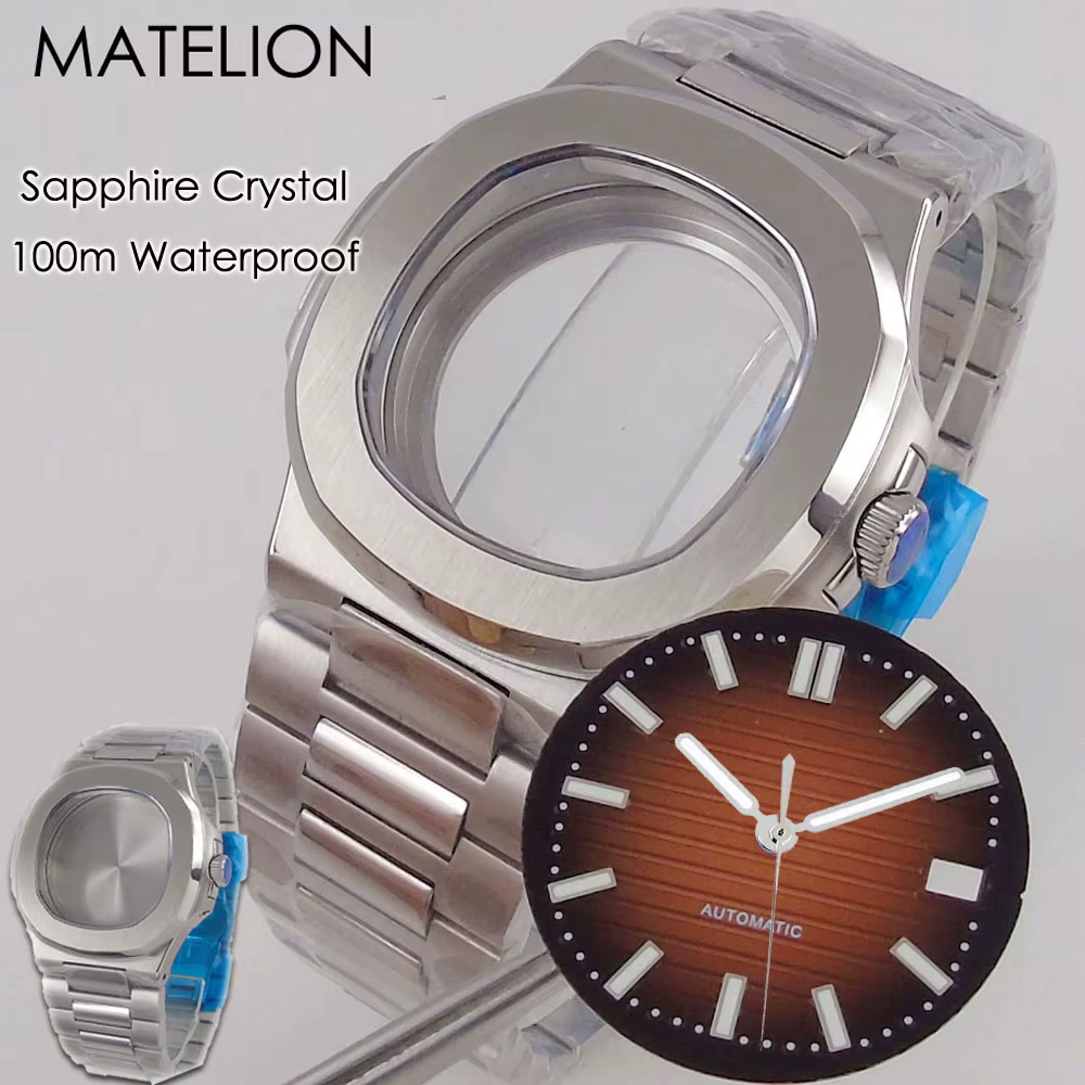 Boîtier de montre compatible avec les montres de la série NAUTILUS