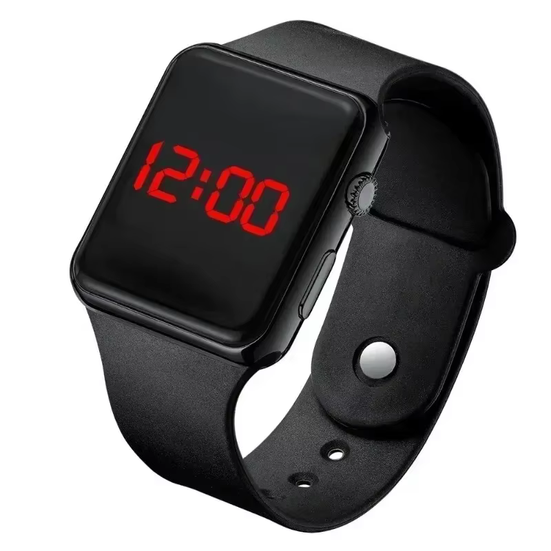 Montres numériques pour hommes femmes électronique carré LED Sport montre-bracelet mode décontracté Simple Silicone femme horloge Reloj Hombre