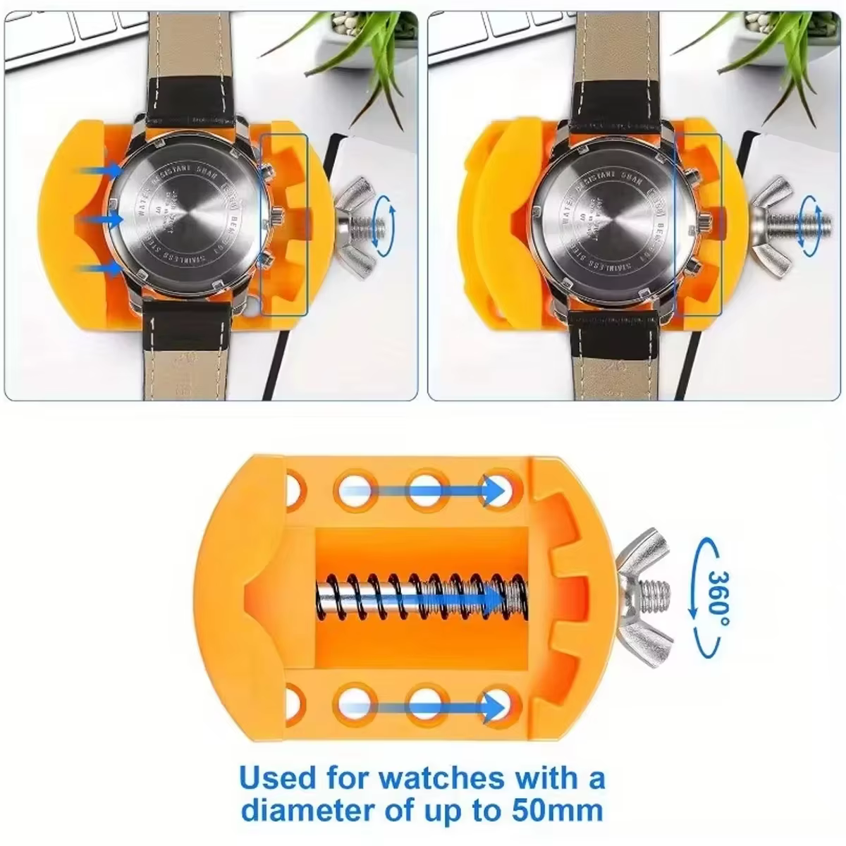 4 kits de remplacement de piles de montre professionnels