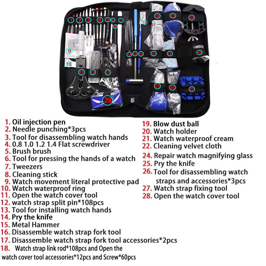 Kit de réparation de montre