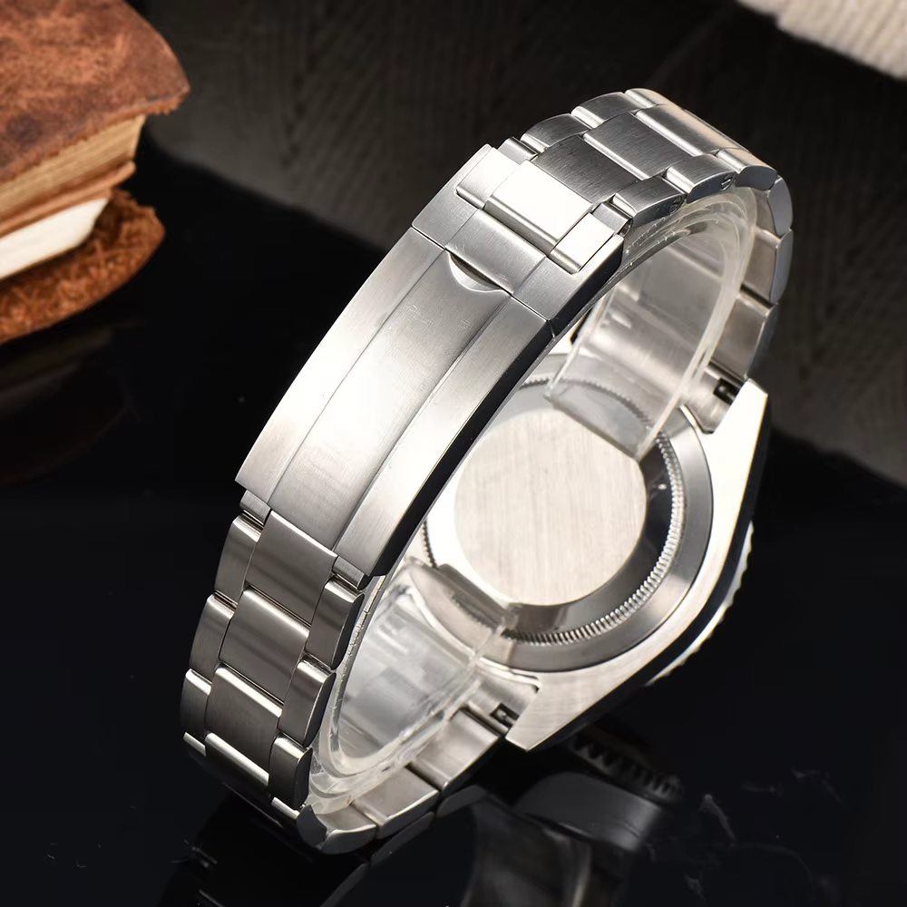 Boîtier de montre Gstuff 40MM Verre saphir à rotation bidirectionnelle adapté au mouvement NH-34