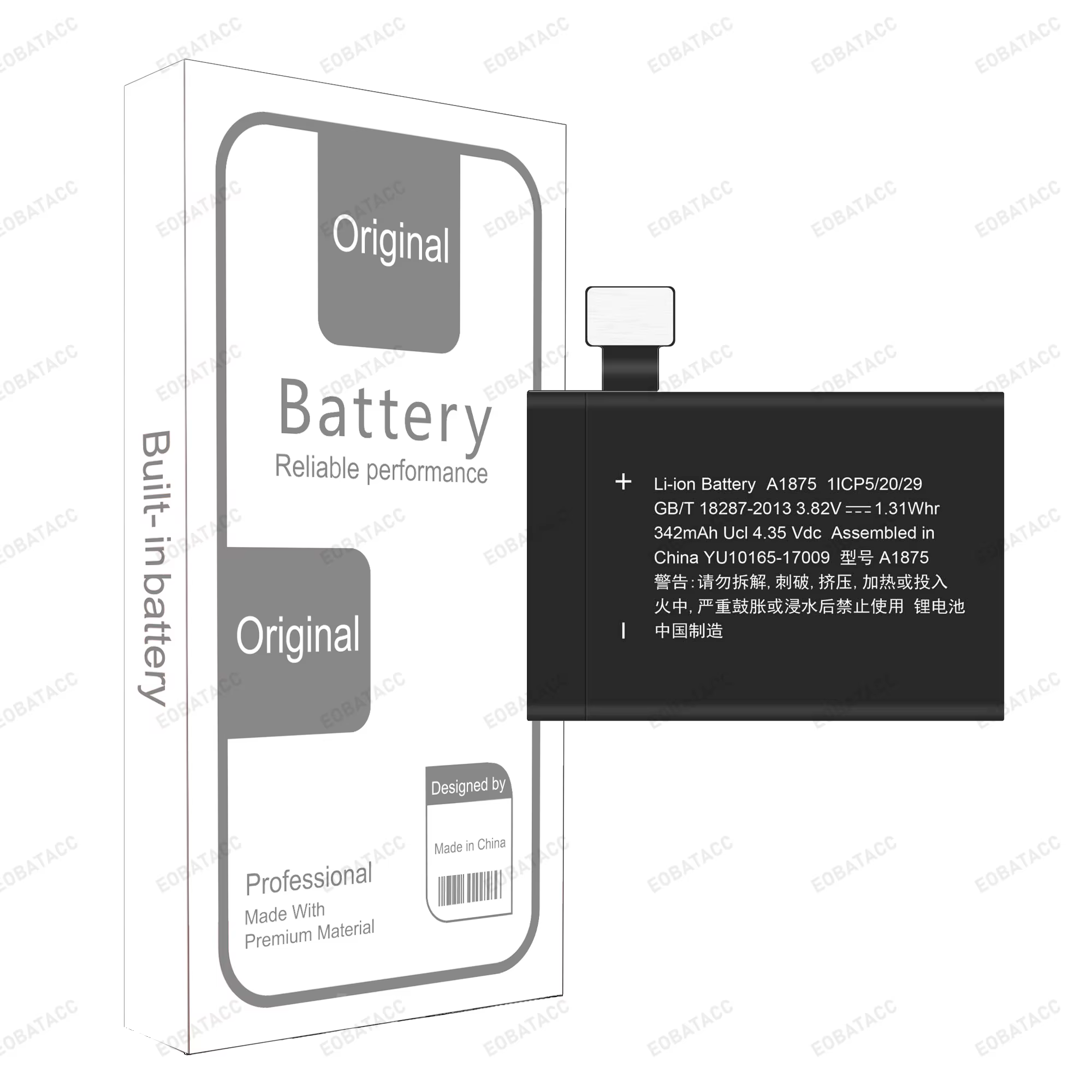 Nouveau 100% A1847 A1848 A1850 A1875 pour Apple Watch série 3 GPS LTE 38mm IWatch 3 42mm Batteries de montre de haute qualité + outils gratuits