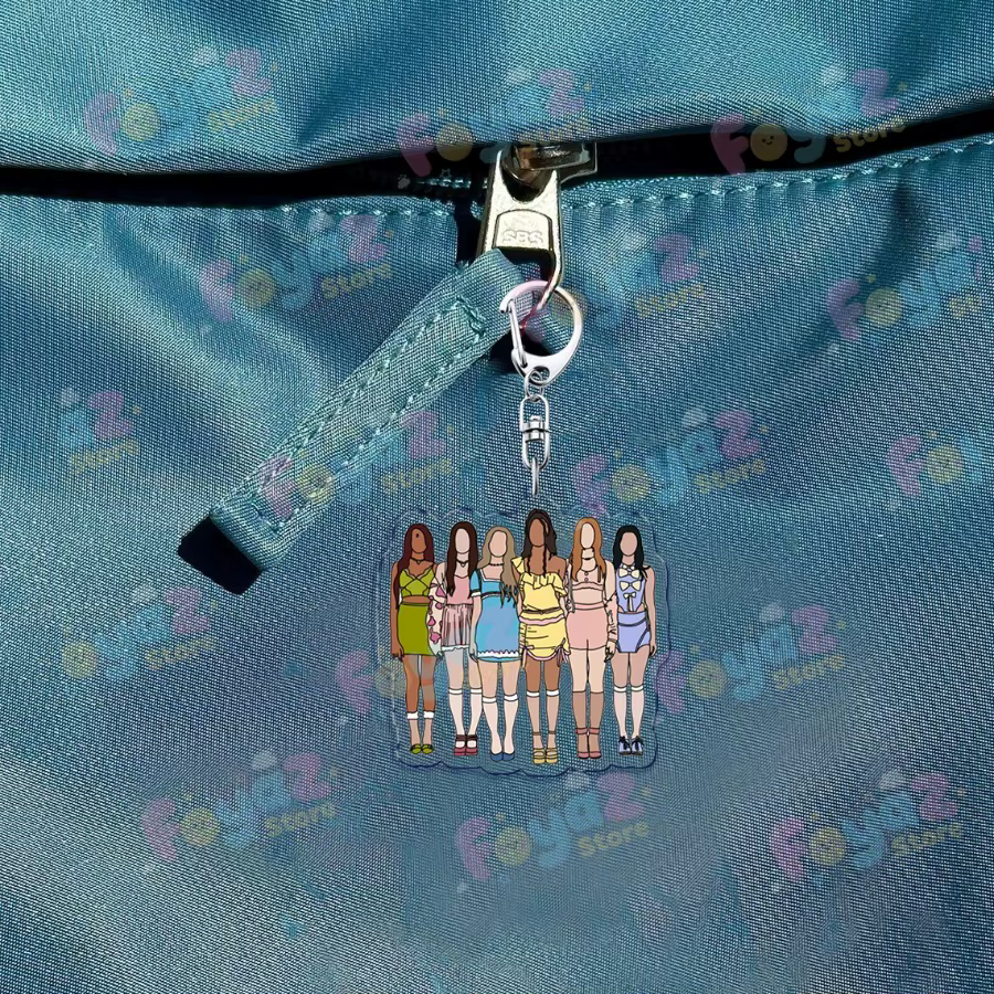 Cool K-pop Katseye porte-clés accessoires sac breloques mignon MANON SOPHIA Femme DANIELA Gamer porte-clés bijoux Fans Freinds cadeau