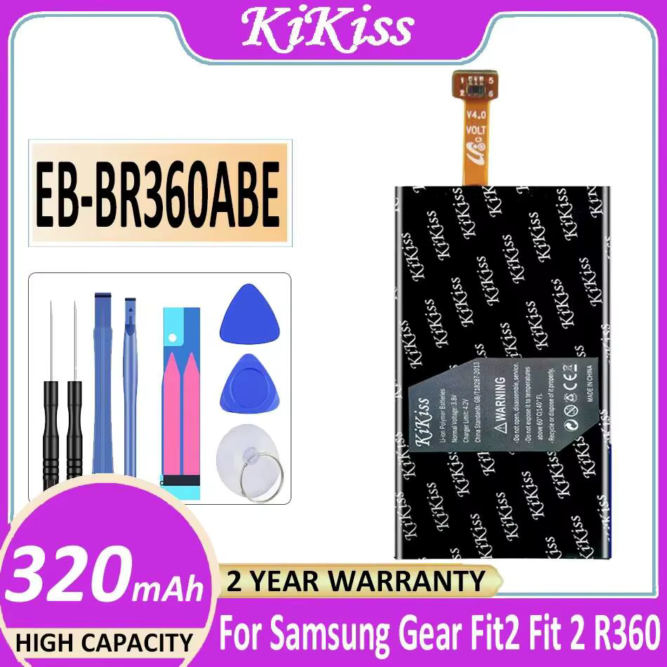 Batterie de montre longue durée EB-BR365ABE EB-BR360ABE 320mAh Pro