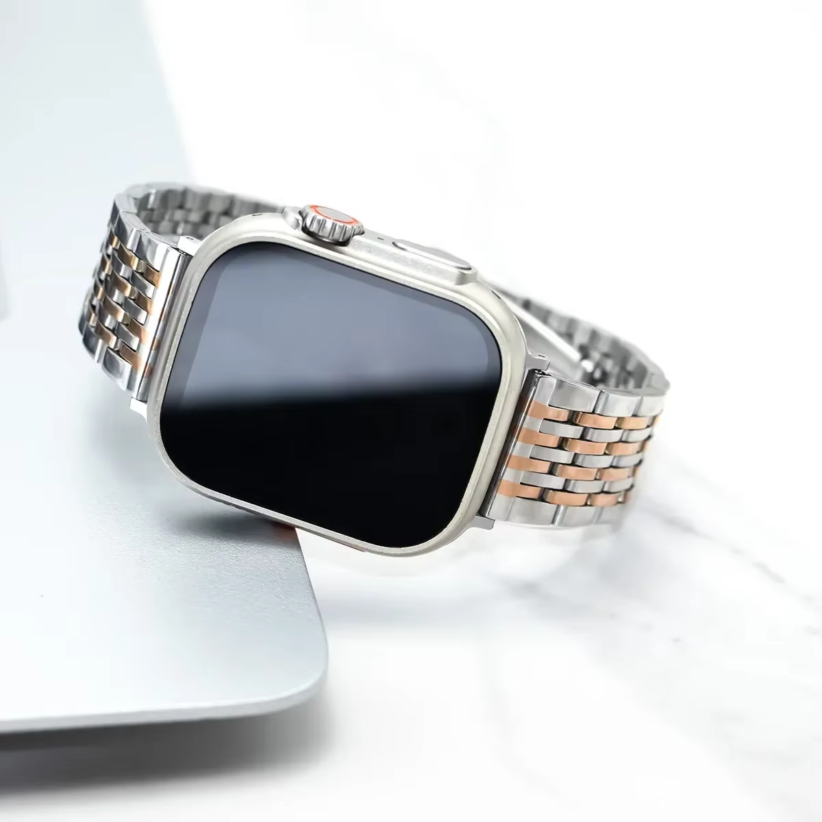 Bracelet en métal pour Apple Watch SE-10 42mm 44mm 38/40/41mm