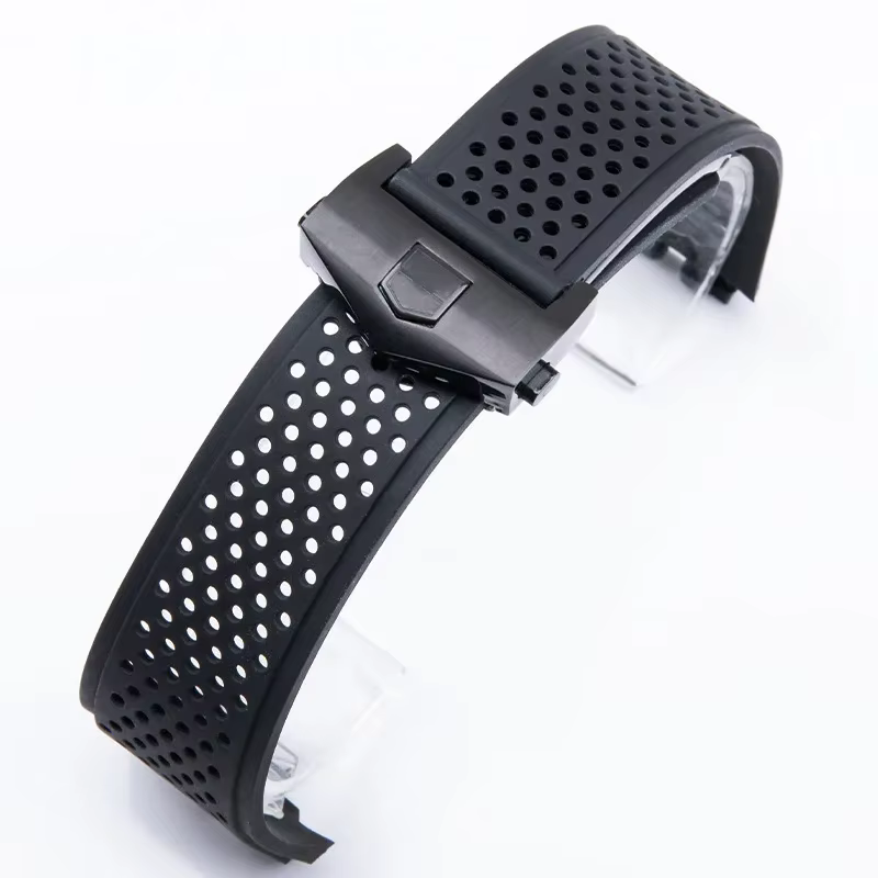 Bracelet de montre en caoutchouc souple pour collection de bracelets TAG HEUER