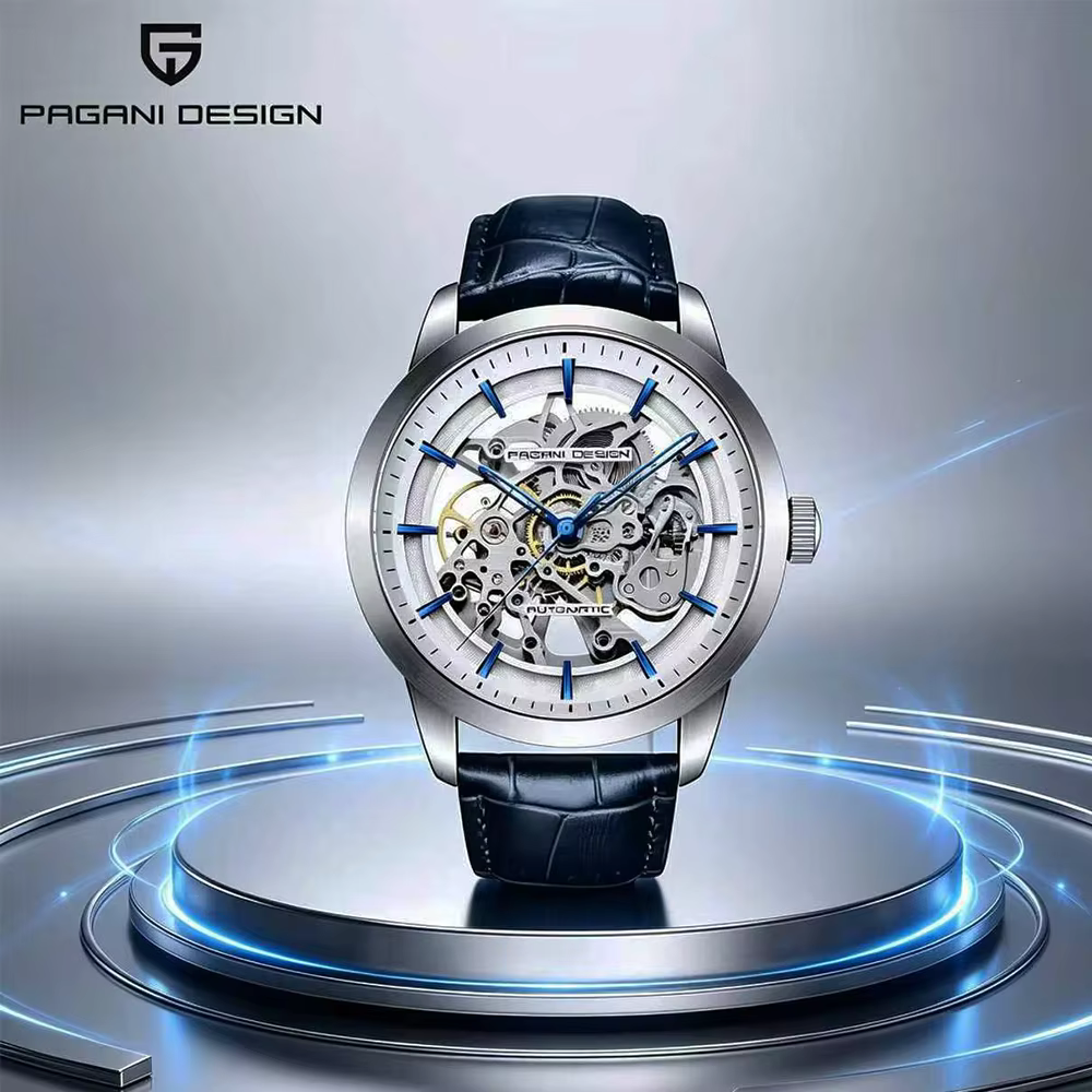 PAGANI UCO-Montres de sport en cuir pour hommes