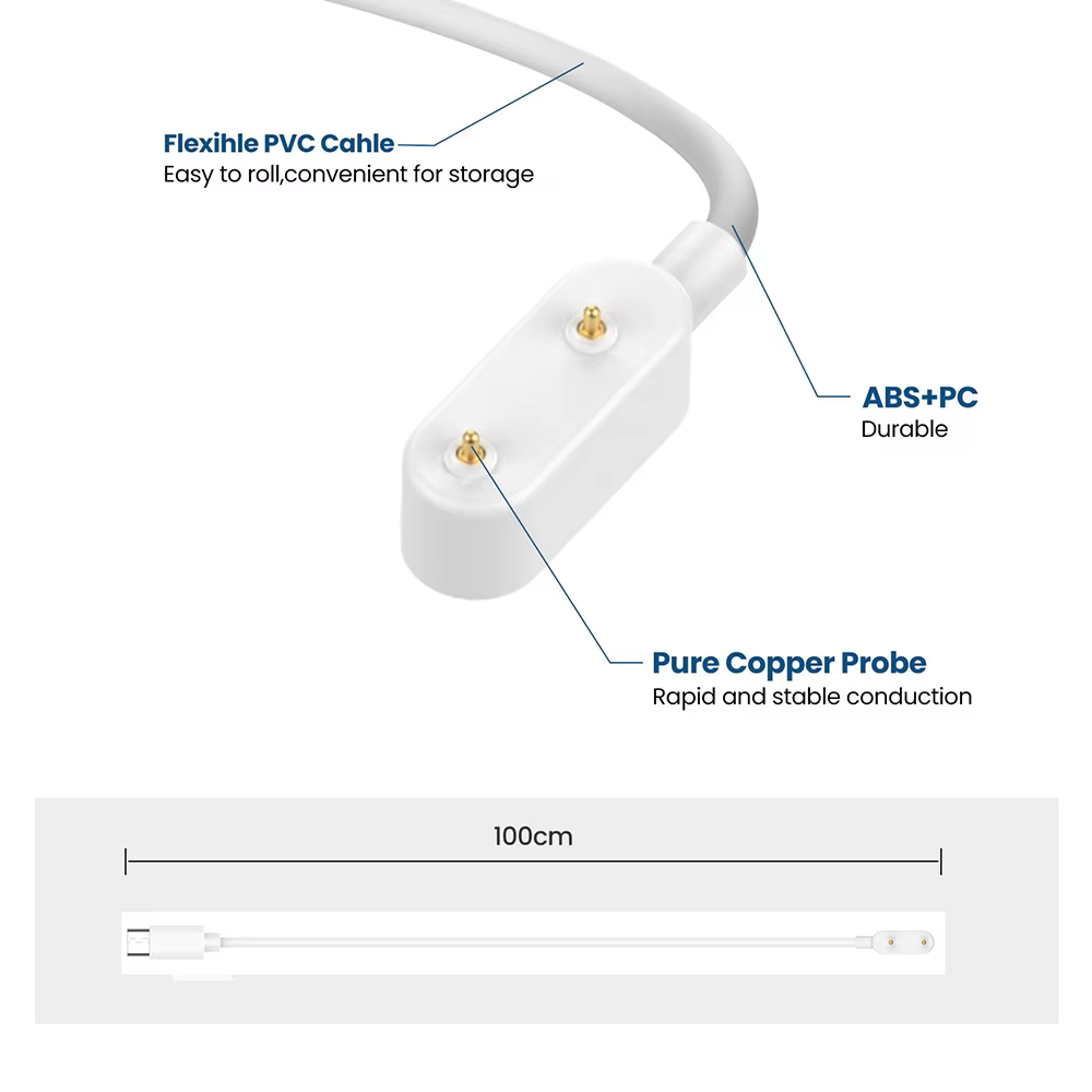 Chargeur USB-C pour Huawei Watch Fit 3/Fit2/Fit Mini câble de chargement Type C pour Honor Band 9 7 6/Honor