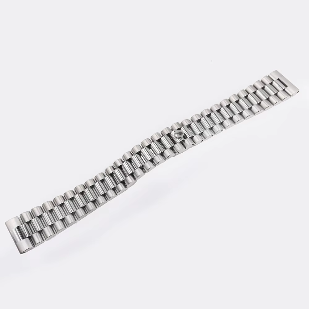 Rolamy 20 22mm 316L acier solide extrémité droite vis liens remplacement Bracelet de montre