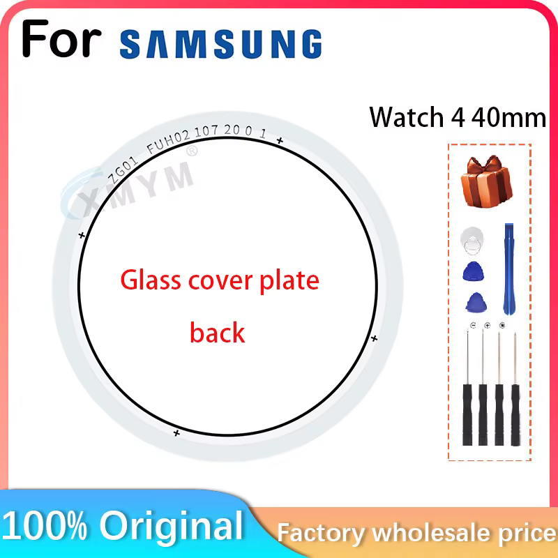 Pour Samsung Galaxy Watch 4 40mm R860 R865 SM-R860 SM-R865 Smartwatch Cadran Verre Couvercle De Protection Accessoires Remplacement Réparation