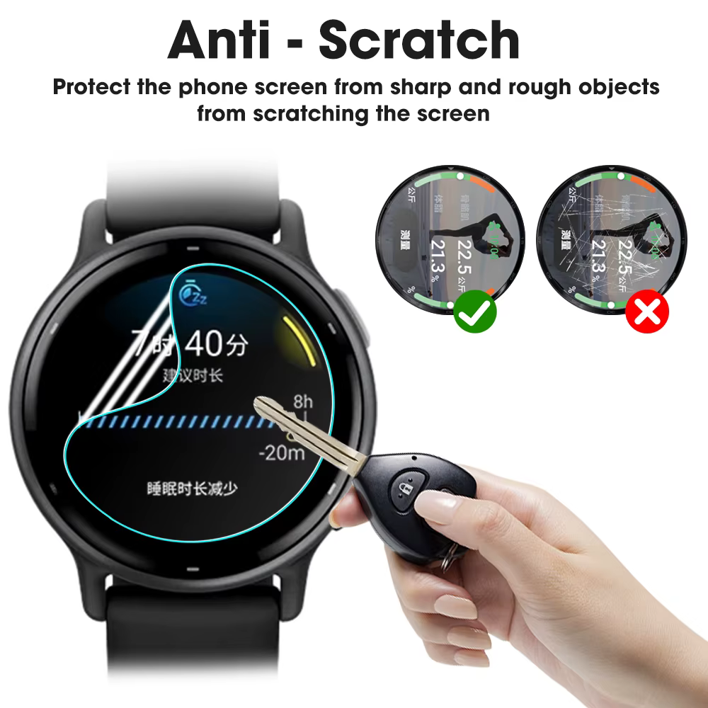 1-10 pièces Film de protection transparent souple pour Garmin Vivoactive 5 6 sport SmartWatch