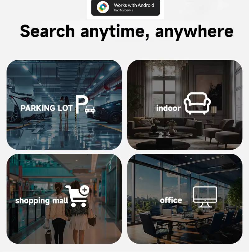 AirTag Tracker pour Android localisateur intelligent fonctionne avec Google trouver mon appareil sac clé animal de compagnie personnes âgées recherche suivi