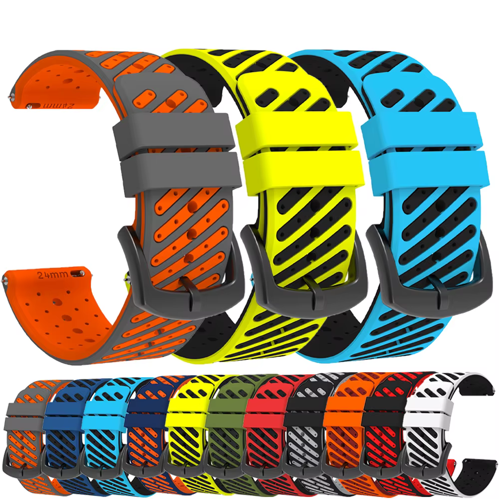 24mm Bracelet de montre en Silicone pour COROS APEX 4 46mm