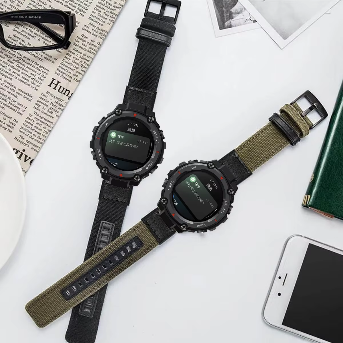 Nouveau Bracelet en Nylon pour Amazfit t-rex 2 3 Ultra