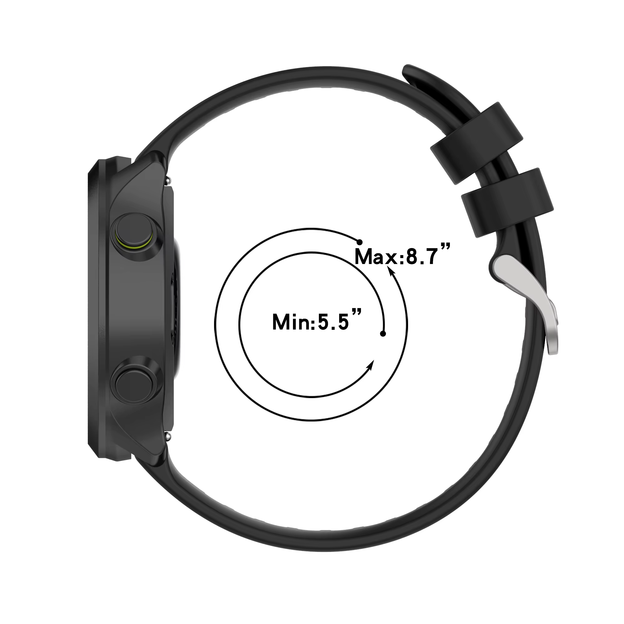 Bracelet de montre + boîtier de montre pour Garmin Forerunner 55
