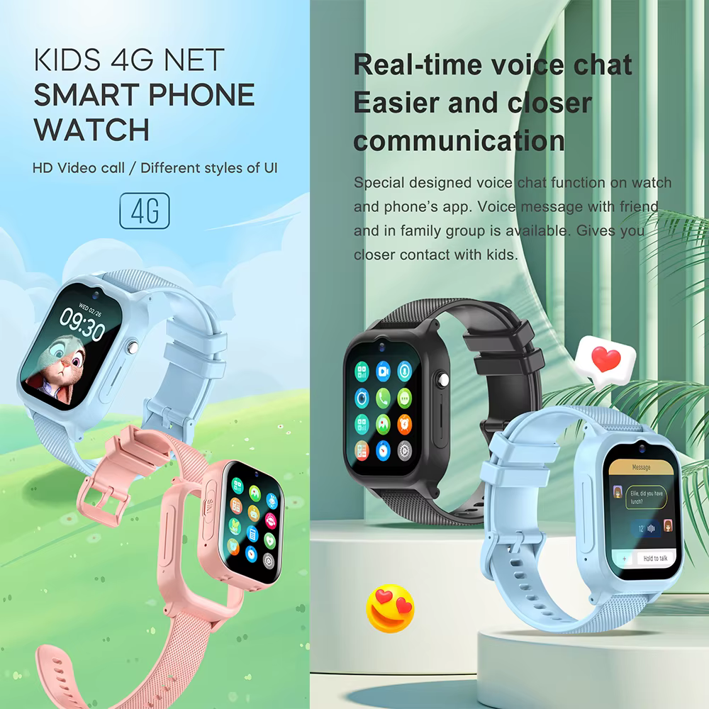 Montre intelligente enfants 4G GPS WIFI appel vidéo SOS moniteur Tracker localisation téléphone