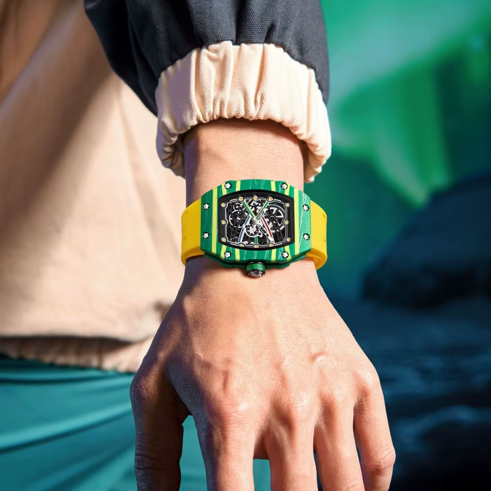 Montre à quartz ultra-fine tendance pour homme