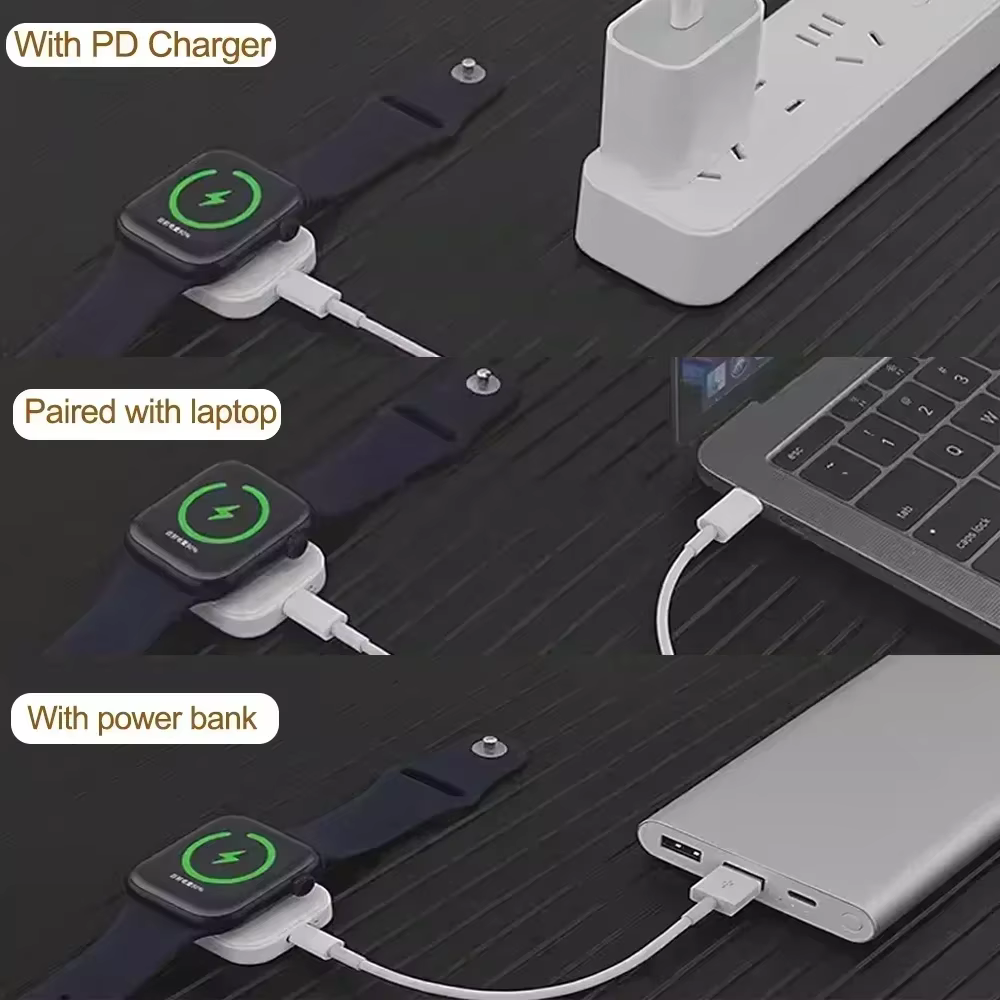 Chargeur rapide magnétique sans fil pour Apple Watch série 9