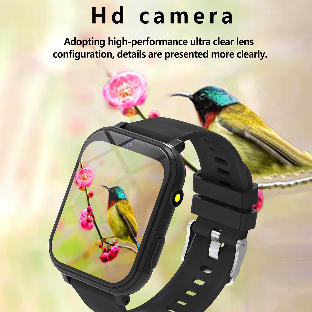 Nouvelle mode montre intelligente pour enfants jeux HD écran caméra lampe de poche moniteur de sommeil alarme