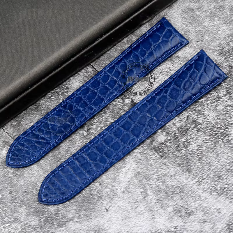 Bracelet de montre en cuir Crocodile pour voitures
