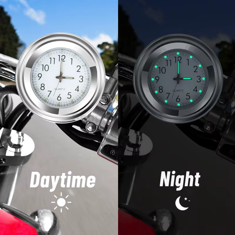 Montre universelle pour guidon de moto