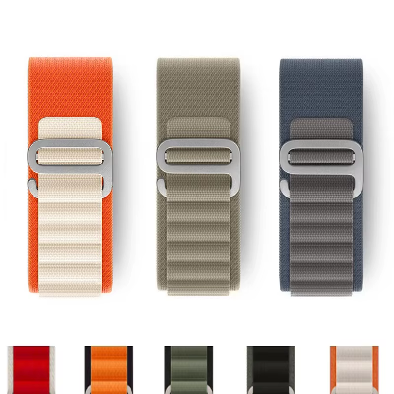 Bracelets à boucle alpine pour bracelet de montre Apple 44mm 40mm 45mm 41mm 42mm 46mm