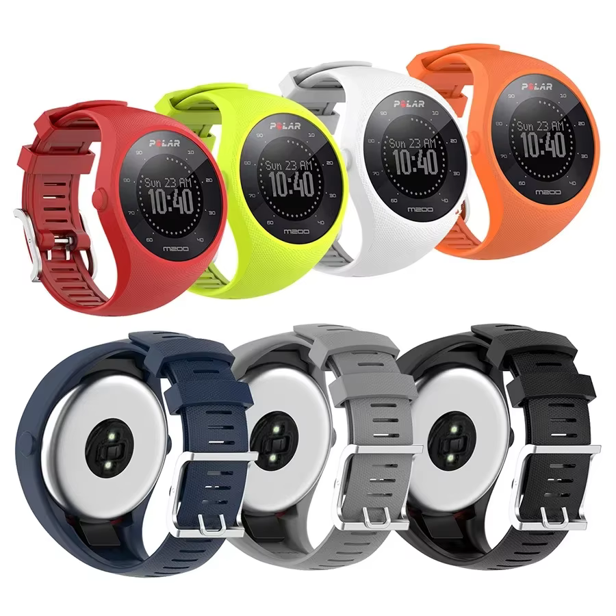 Bracelet en Silicone souple pour montre intelligente Polar M200