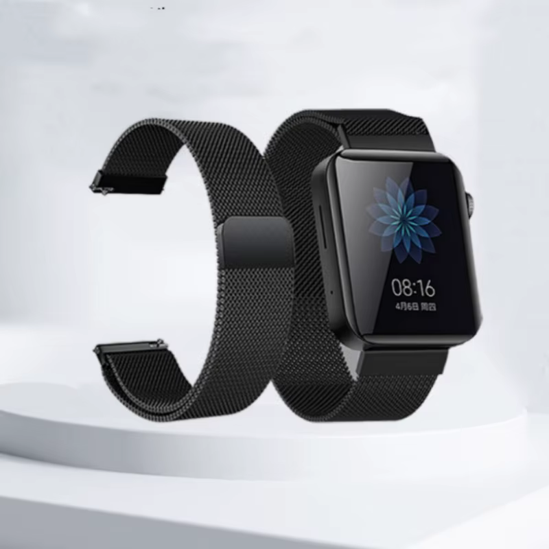 Bracelet en acier inoxydable de 20 mm et 22 mm compatible avec Samsung Galaxy Watch