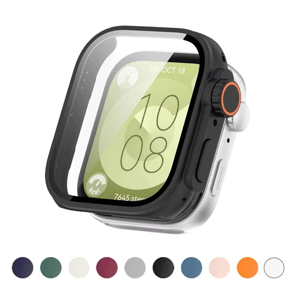 Protecteur d'écran + boîtier en verre trempé pour Huawei Watch Fit 4 Fit 4 Pro Fit 3