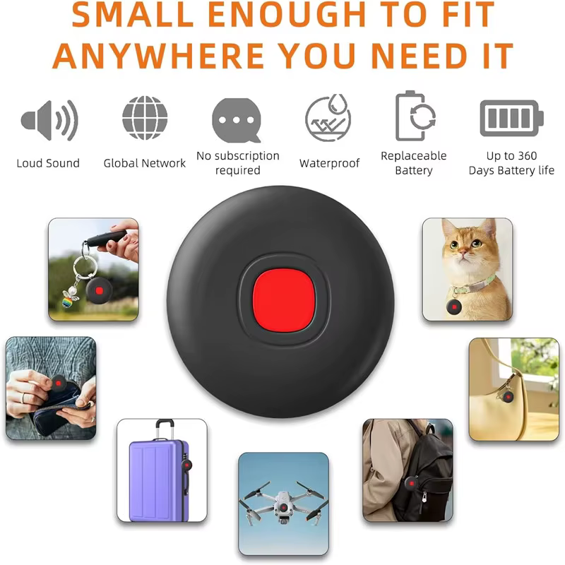 Traceurs Bluetooth Android Air Tracker : Balise intelligente compatible avec l'application Google Find Hub pour localisation et suivi d'objets