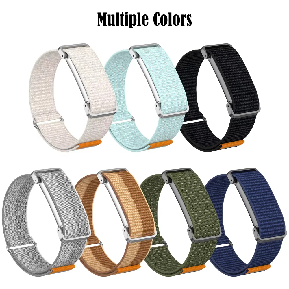 Bracelet de montre sport en nylon tressé pour Google Fitbit Air