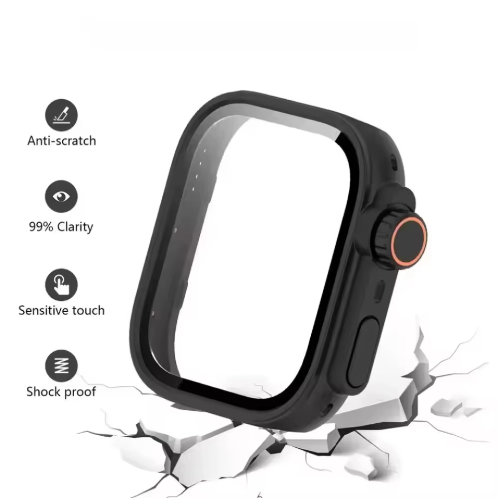 Boîtier PC haut de gamme + verre de protection pour Huawei Watch Fit 4-5 Pro