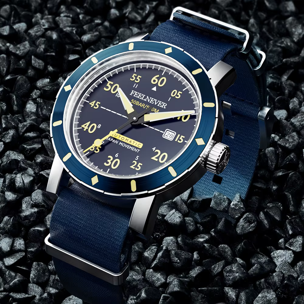FeelNever-Montres mécaniques d'extérieur pour hommes